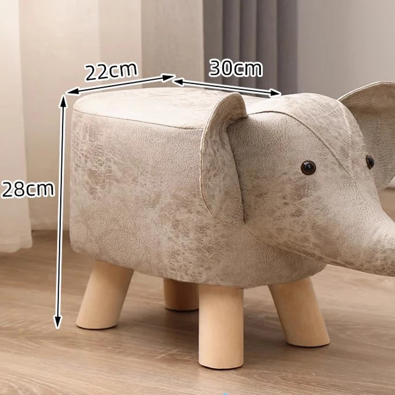 Children Study Chair Knee Child Wooden Chairs Rabbit Dining Seat Kids Wood Seat Tables Nordic Baby Chair Toddler Teddy Chaise Enfant Room Furniture