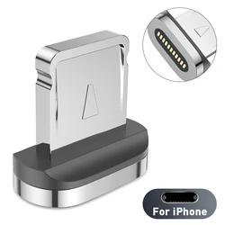 Universal Magnetic Fast Charging Cable - Micro USB & Type C Connector - 1m (Only For iPhone Plug)