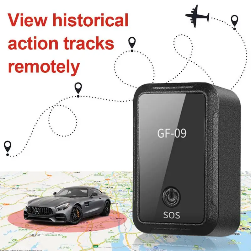

09 Mini Car Tracker Magnetic Car GPS Locator Anti-Lost Recording Tracking Device Can Voice Control Phone Wifi LBS with APP