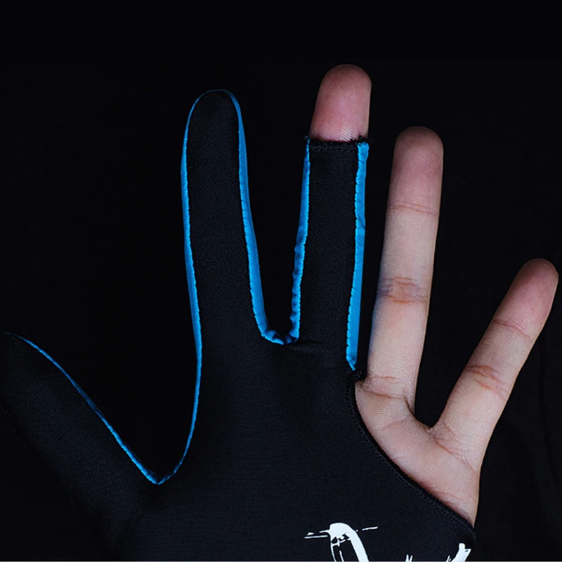 1PCS Three Fingered Billiard Gloves Pool Snooker Glove For Men Women Fits Both Left and Right Hand Billiard Accessories pool gloves,billiard accessories