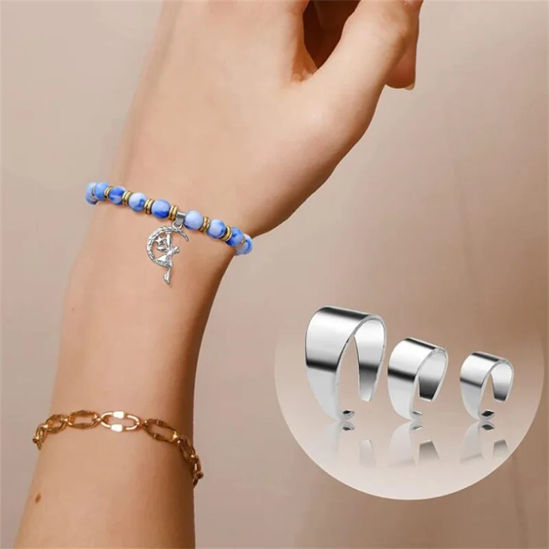 300 Stück Edelstahl-Klemm-Clip-Verschluss, Bügel-Finish, Halsketten-Anhänger, Krallenverschlüsse, Melonenkerne, Schnalle für DIY-Handwerk, Schmuckherstellung – Detail 2