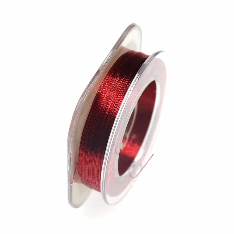 1PC 50m/spool Metallic Rod Building Wrapping Thread Line for Rod