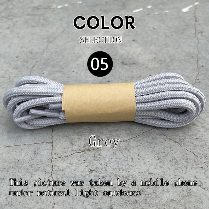 Enhanced Circular 5mm Thick Sneakers Shoe Laces