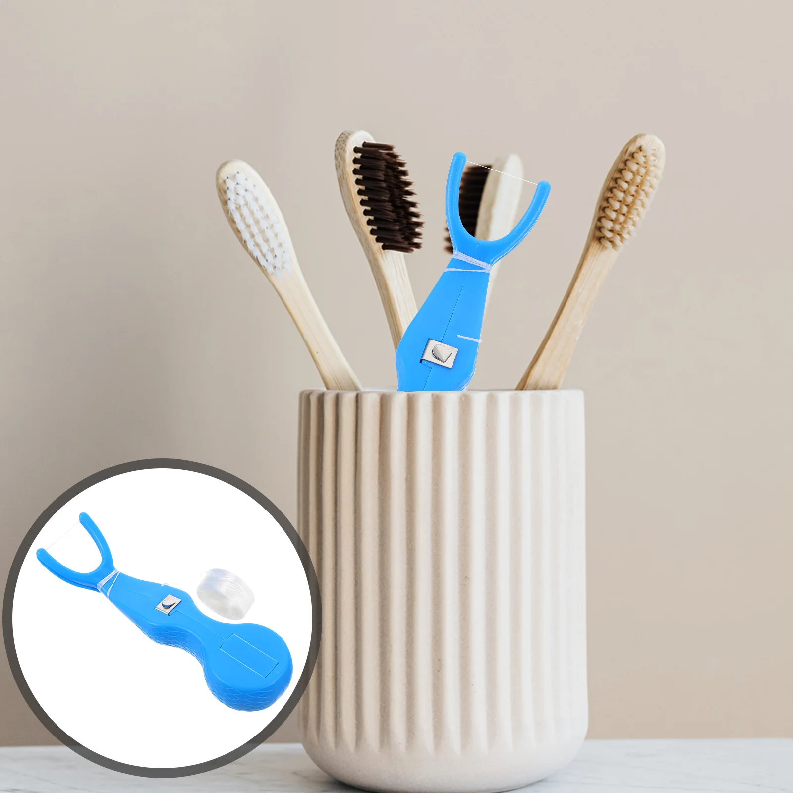 

30m Floss Plastic Dental Floss Stick With Dental Floss Nylon Wire Teeth Care Cleaner Cleaning Tools Set Dental Floss Stick