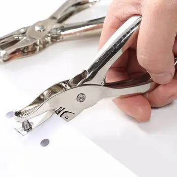 Single Hole Puncher Metal 3mm/6mm Pore Diameter Punch Pliers Hand Paper Scrapbooking Punches Punching Tools 1