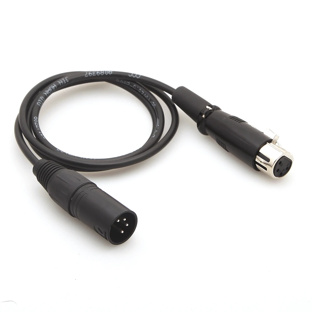 

Новый кабель питания 4pin XLR папа к XLR мама 1 м для фотокамеры DSLR