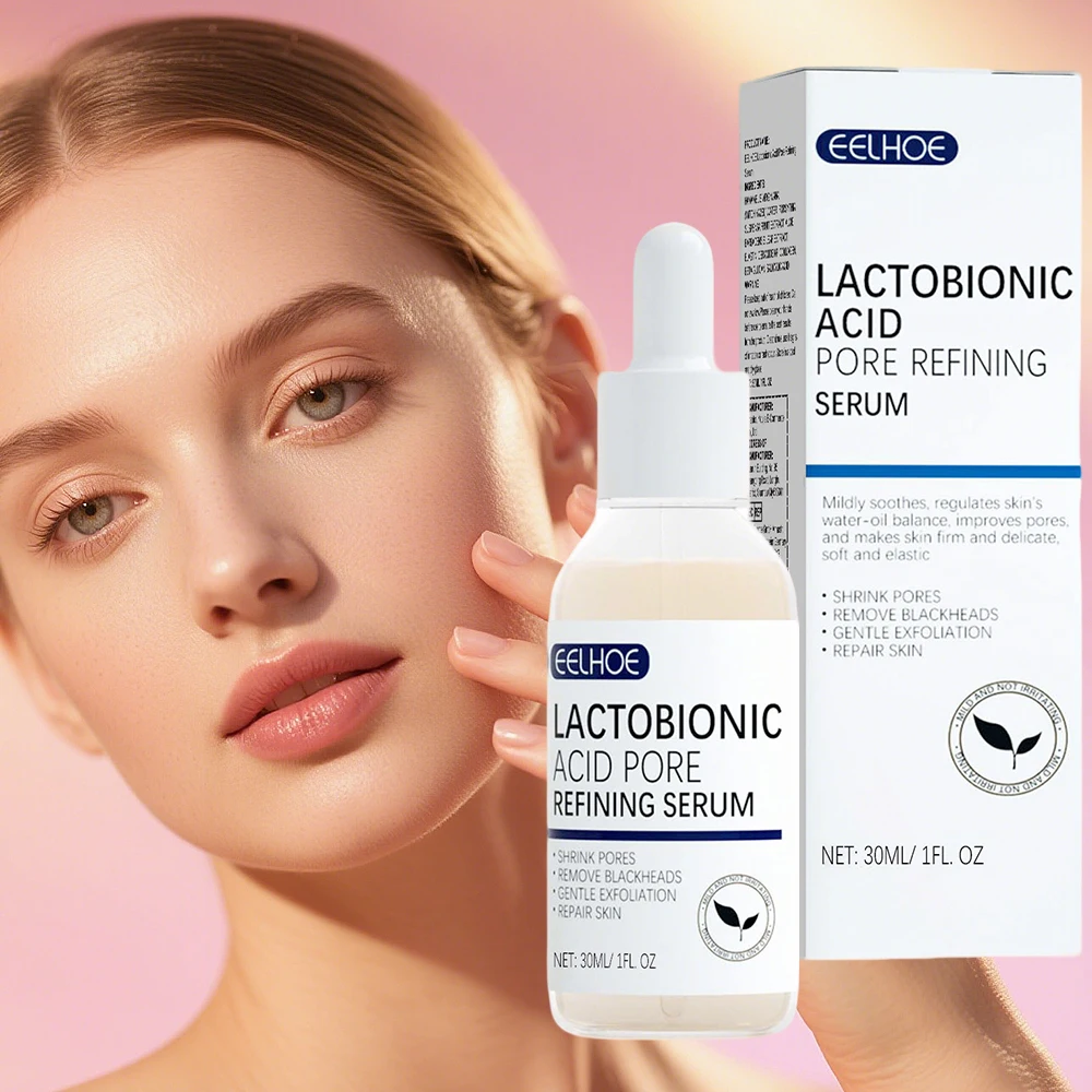 Lactobionic Acid Shrink Pores Facial Serum Lifting Firming Fine Line Smooth Deep Nourish Moisturizing Facial Skin Essence 2