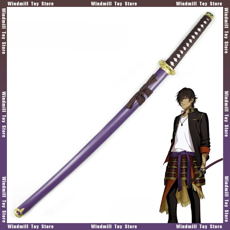 

Touken Ranbu Weapon Oo Kurikara Anime Game Periphery 100cm Wooden Blade Samurai Sword Katana Weapon Model for Cosplay Gifts Toys