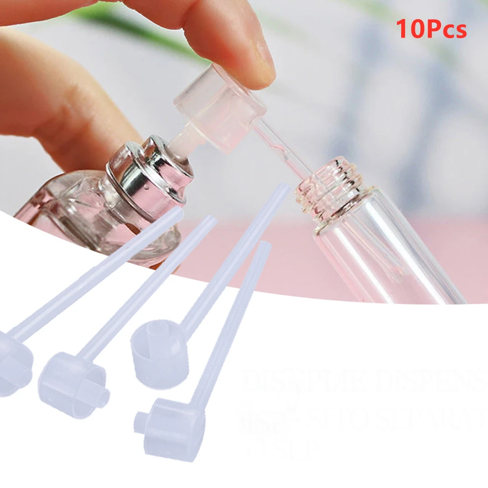 

10Pcs Perfume Dispenser Tools Diffuser Funnels Cosmetic Pump Dispenser Portable Sprayer Refill Pump Bottle Filling Device