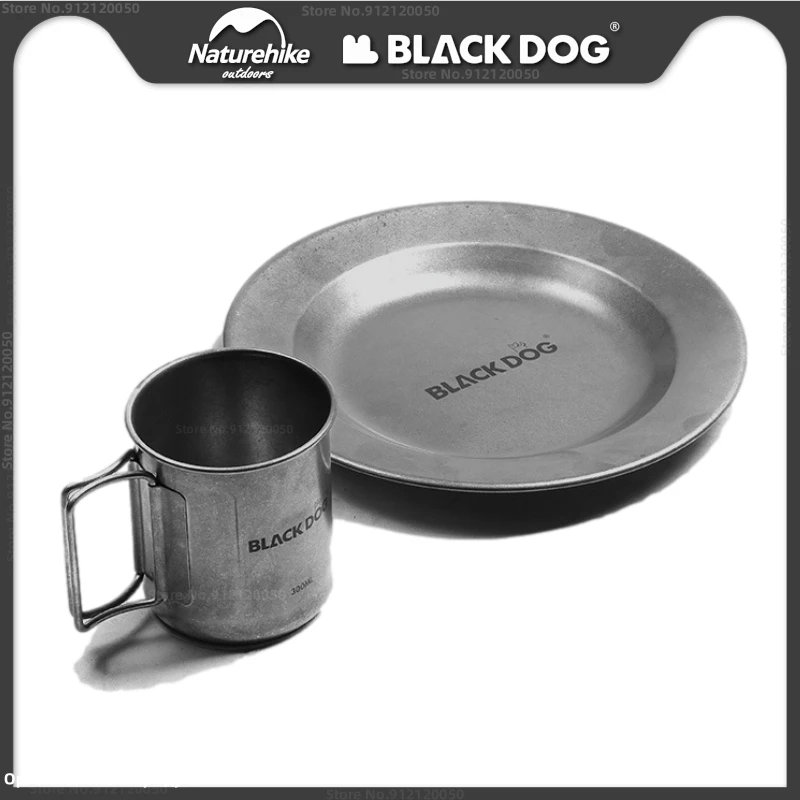 NaturehikeBlackdogOutdoorStainlessSteelVintageDinnerwareCamping