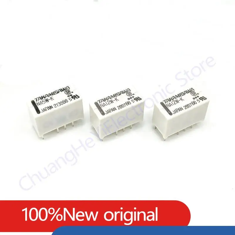 

5PCS/LOT Original New Relay NA5W-K NA12W-K NA24W-K 5VDC 12VDC 24VDC Signal Relay 2A 8 Pins