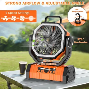 Portable Camping Fan Power Bank 1