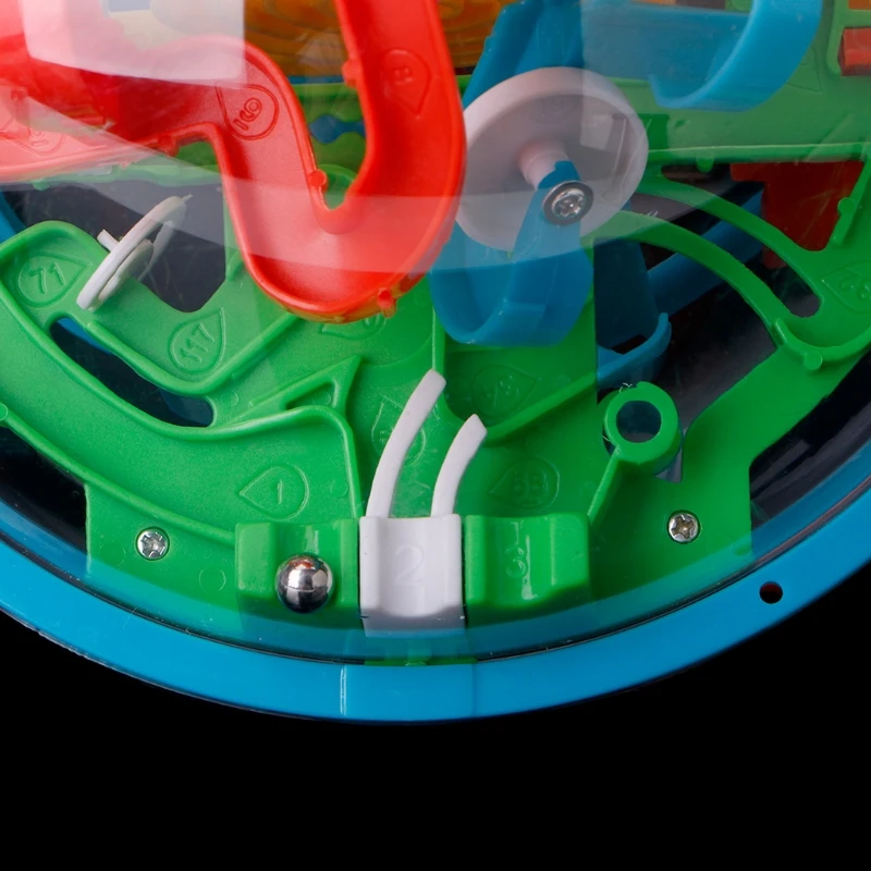 

Q0KB 118 Barriers 3D Intellect Ball Maze Game Puzzle Toy Kid Gift