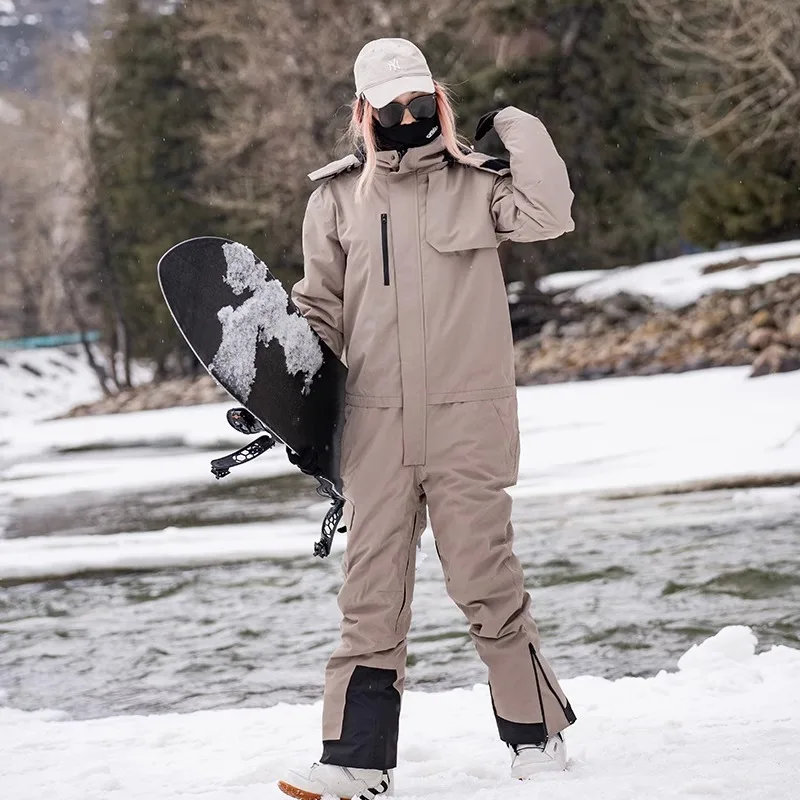 Tuta Sci Unisex Impermeabile - Giacca E Pantaloni Integrati Per Snowboard, Outdoor - Foto 13