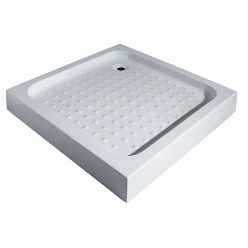 Square Shower Room Acrylic Floor Base Resin Shower Tray