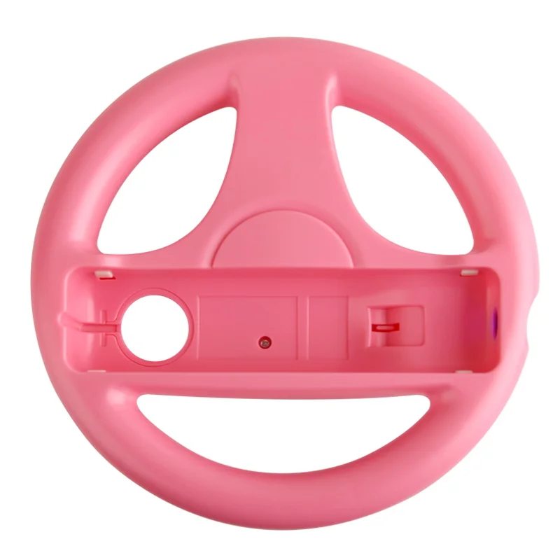 Racing Steering Wheel Game Controller Accessories 3 Color Plastic for Nintendo Wii