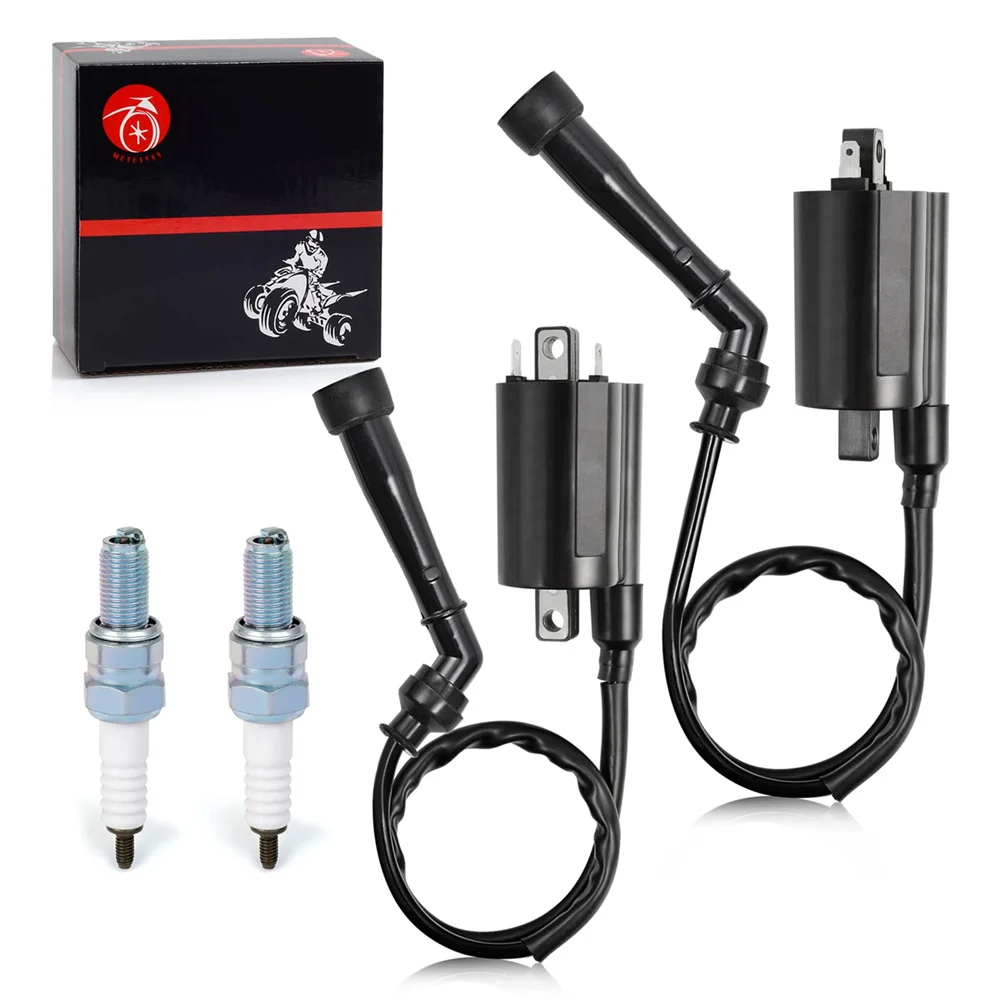 

Ignition Coil Pack L & R Spark Plug Cap For Suzuki Intruder 800 750 VS800 VS800GL VS750 VS750GLP 1988-2004 33420/33410-38A11