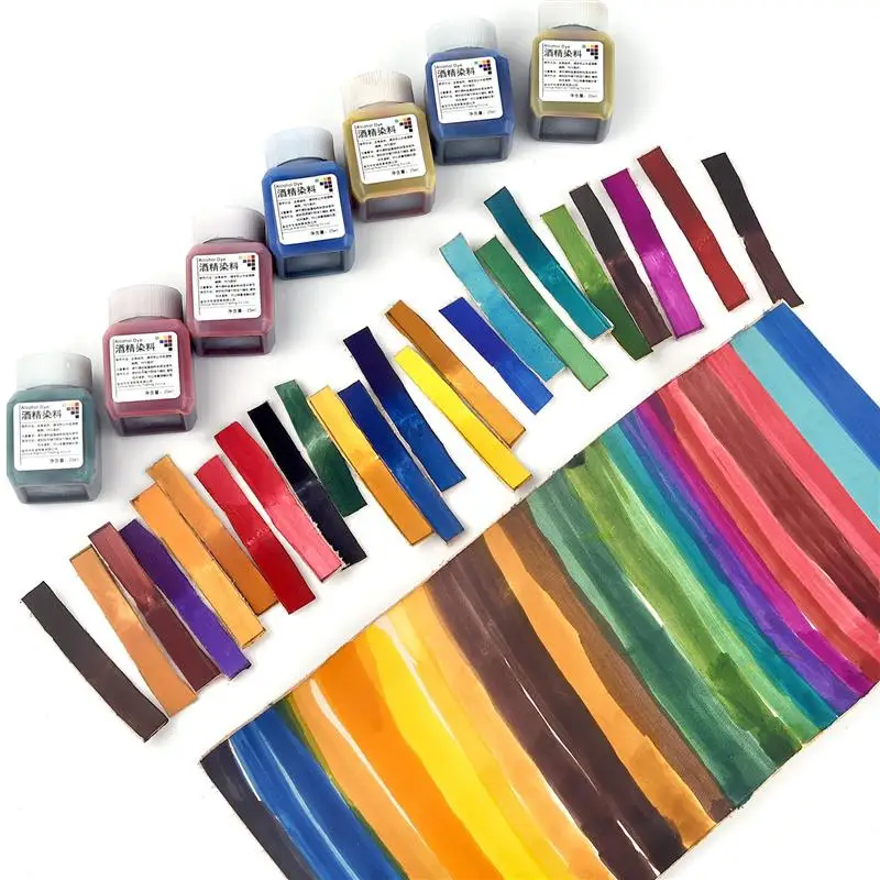 24 Color Leather Alcohol Dye Complete Set Diy Handmade