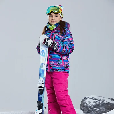 Combinaison Hiver Doudoune Pantalon Chaude Combinaison Neige Enfant LSERVER 2-7 Ans - Doudoune + Pantalon Imperméable Ski Combinaison Hiver Garçon Fille