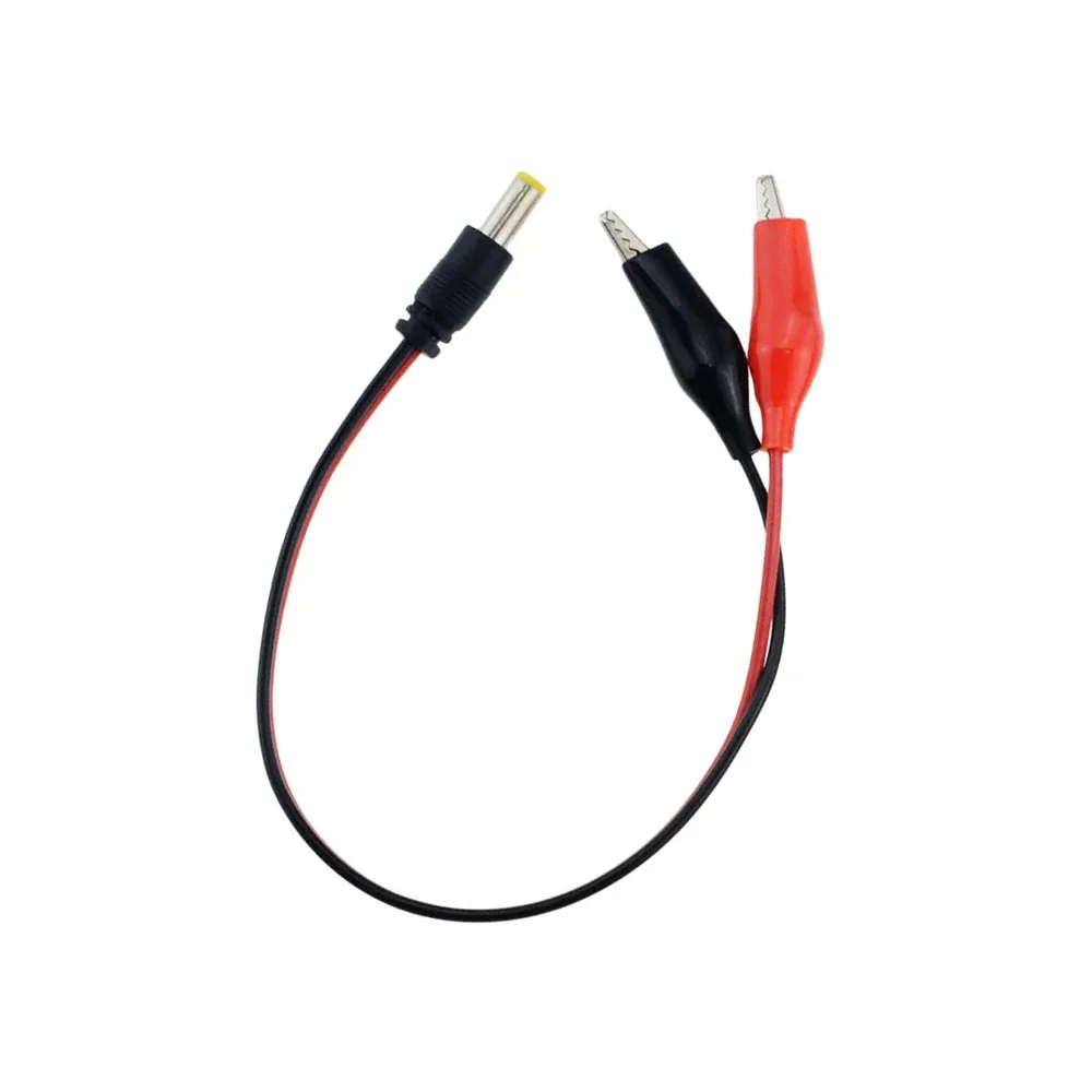 Alligator Clip 5.5*2.1mm To DC Power Plug Connector Adapter Plug 27CM Test Leads Wire DC Clips Crocodile Male Connect 1PC