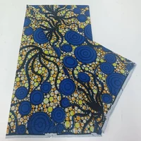 African wax high quality 100% cotton Ankara wax fabric clothing 6 yards 3