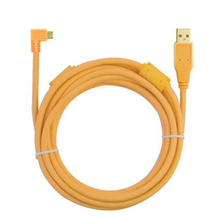 Orange USB 2.0 To Micro USB 5Pin Cable High Quality Camera Cable A7S2 A7S A7R a7M Miniature SLR On-Line Camera 3M/5M/8M