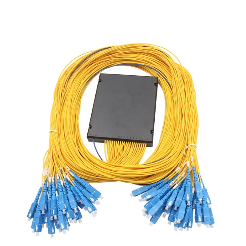 

High quality PLC splitter 1*64 optical splitter for telecommunication