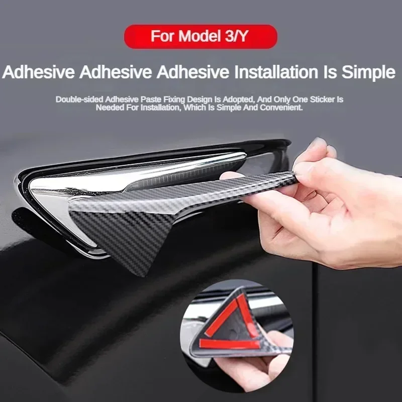 Car Exterior Accessories For Tesla Model 3/Y 2025 Model Side Camera Cover & Turn Signal Trim Protector ABS Fender Accessory