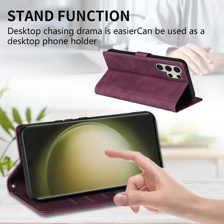 محفظة صديقة للبشرة فتحة للبطاقات حامل مغناطيسي فلي...