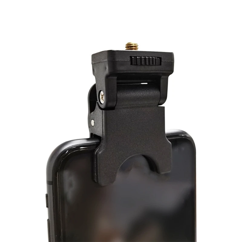 Fill Light Holder Mini Fill Light Clip Camera Holder 1/4 Screw Mount Universal Phone Tripod Tablet Mount Clamp Photography Accessories 896C