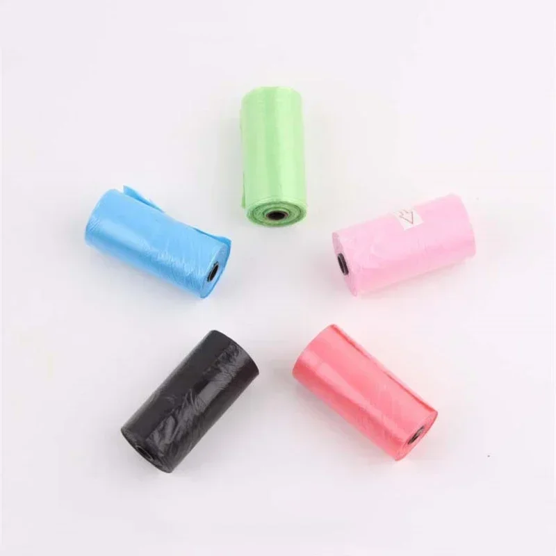 Dogs Cats Poop Bag Biodegradable Garbage Pet Dog Waste Bags Dog Cat Cleaning Up Refill Garbage Bag 100pcs(5 roll x 20pcs) dog poop bags pet supplies pet accessories