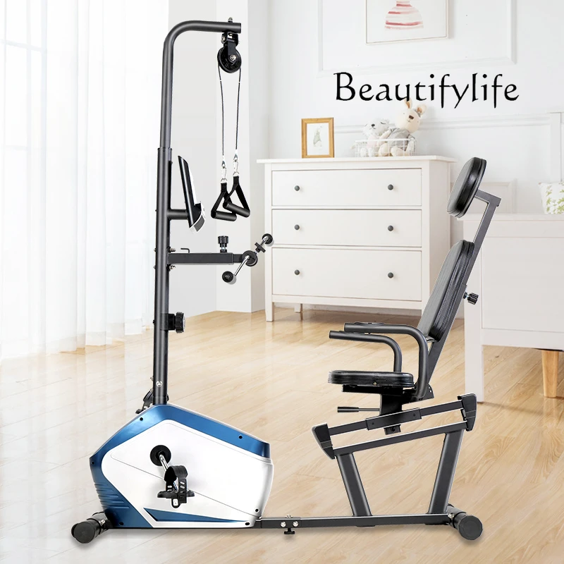

Limbs Linkage Electric Rehabilitation Machine Stroke Hemiplegia Elderly Training Equipment Upper and Lower Limbs Bicycle