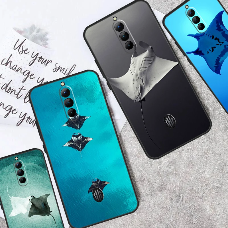 Custodia Animal Manta Ray Per Zte Nubia Red Magic 8S 8 9 Pro Plus Redmagic 7 7S 6 6S Pro 5S 5G 6R Cover Funda