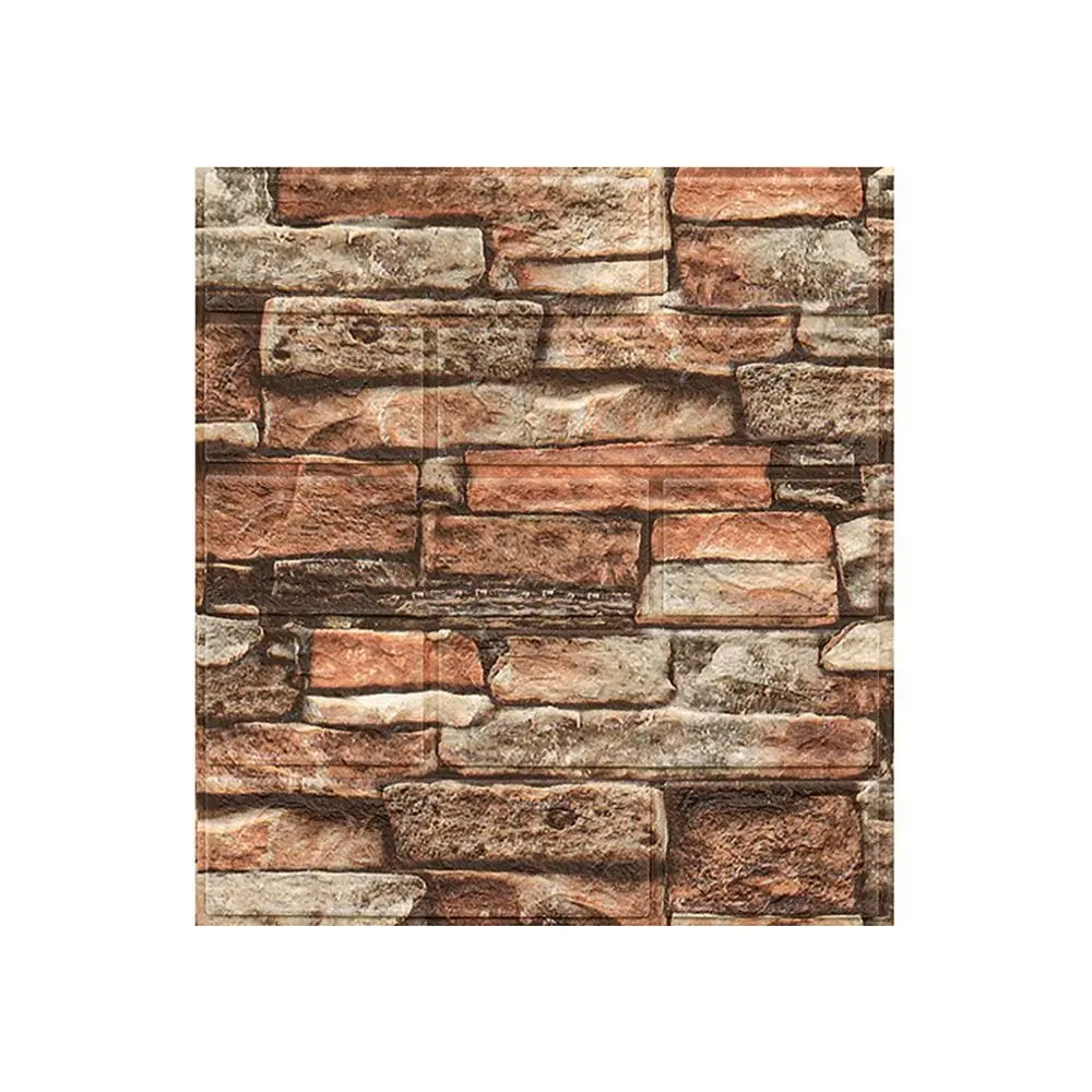 Waterproof Foam Brick Wallpaper for Home Decor