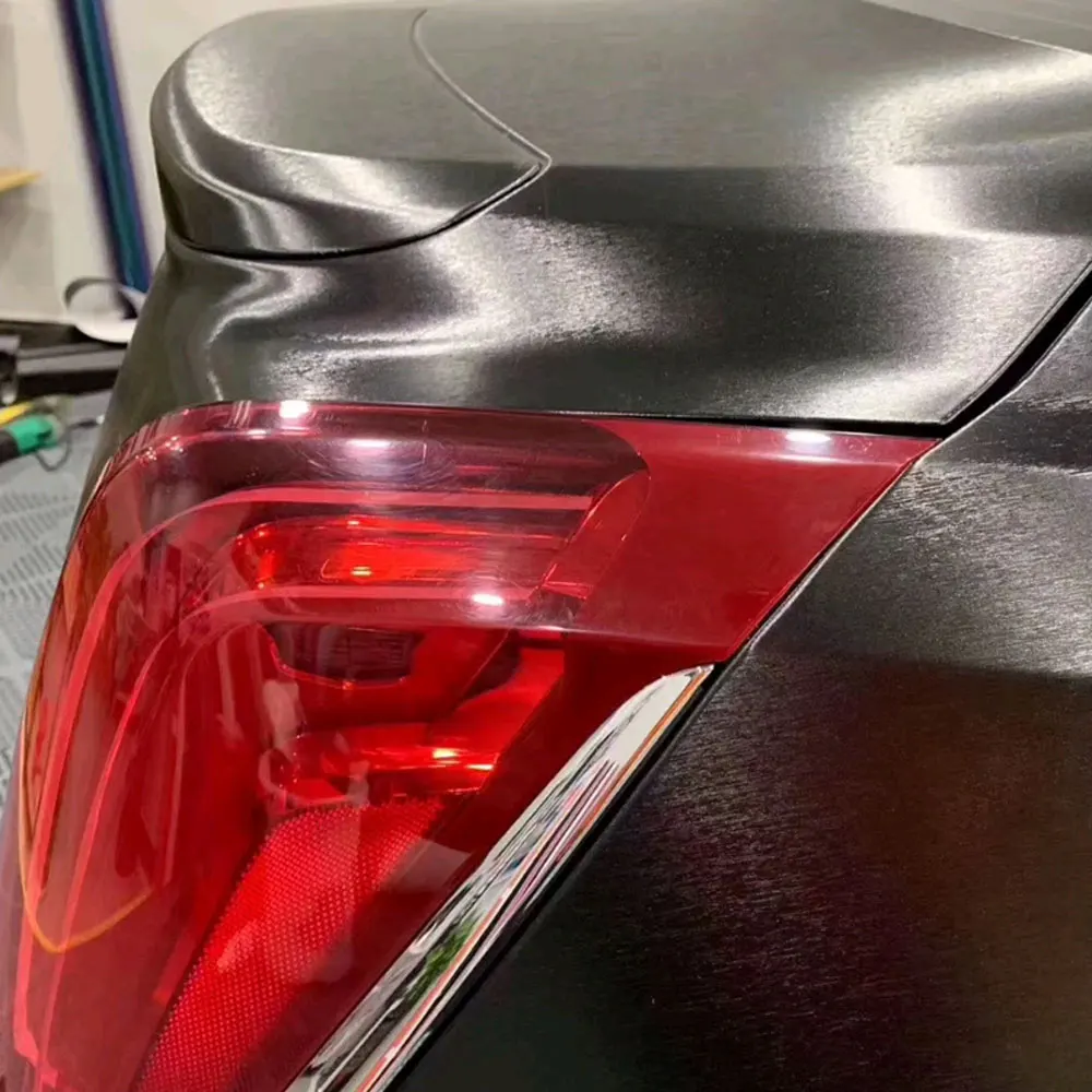 

Vinyl Matt Brushed Aluminum Wrap Car Film Brushed Self-adhesive Sticker Scratches Resistant Film For Motorbike Auto Accessories