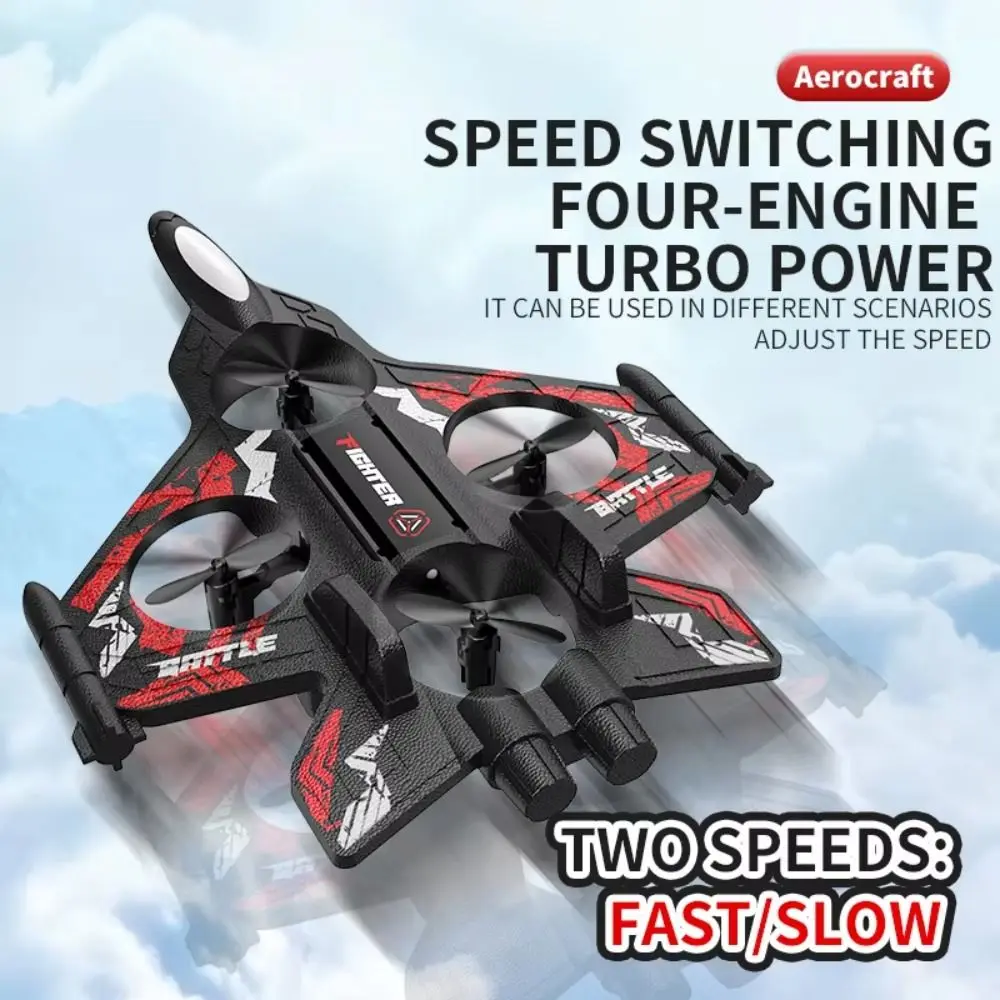 EPP Foam Remote Control Foam Fighter Rechargeable 2.4G Stunt Four Motor Helicopter Gravity Sensing with Light