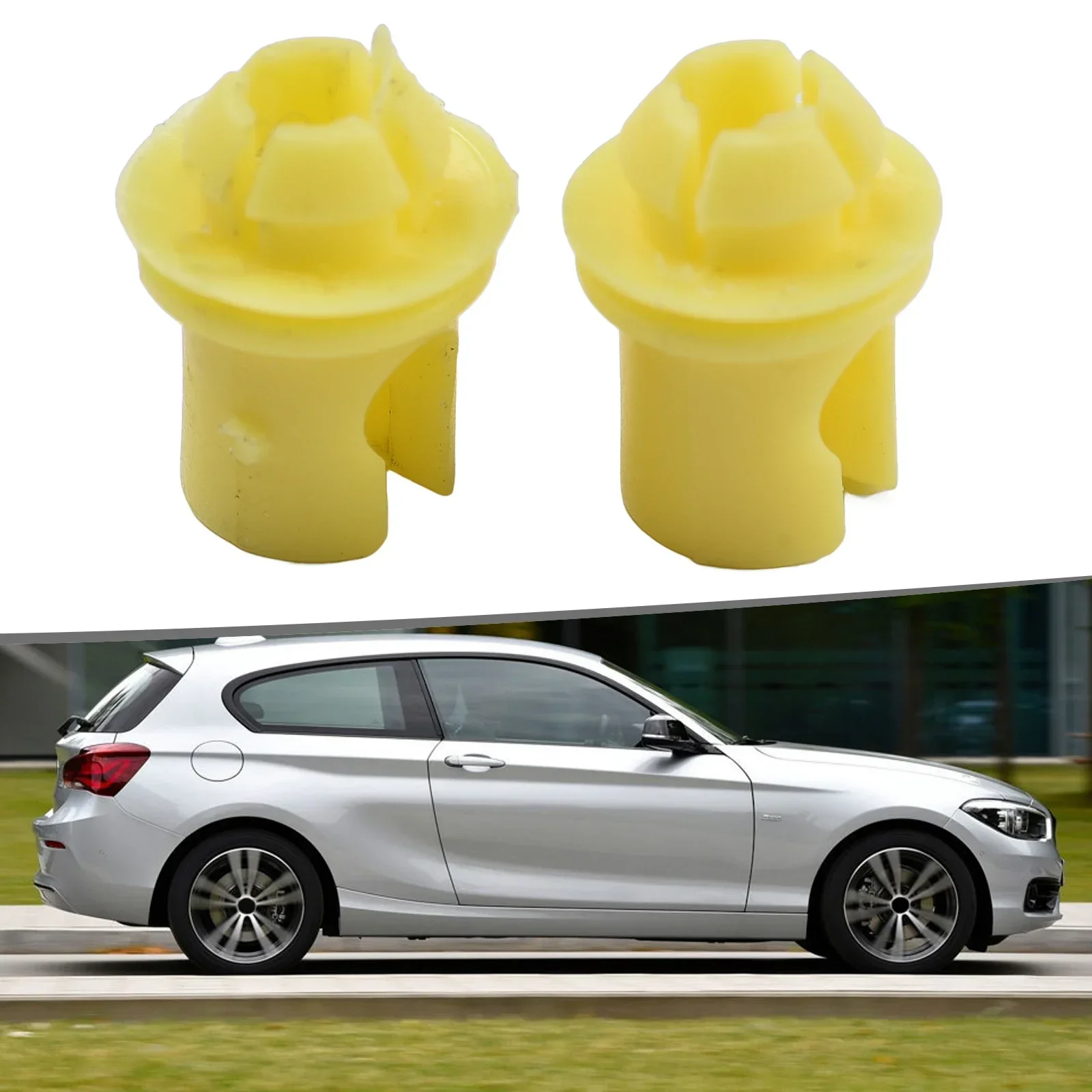 TOYOTA CAR LOCK イエロー 2pcs Yellow Plastic Car Interior Door Clips Door-Lock Mechanism