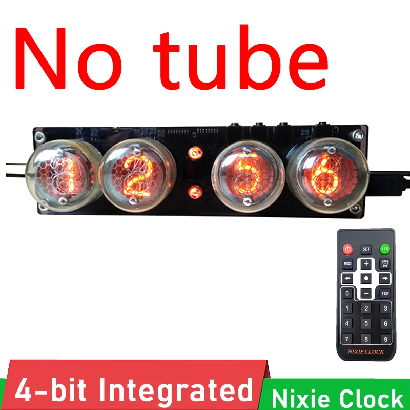 

DYKB Glow Tube Clock 4bit Integrated W Remote RGB LED DS3231 TIME Nixie Clock QS30-1 SZ1-1 SZ3-1 SZ-8 ZM1020 Z560M