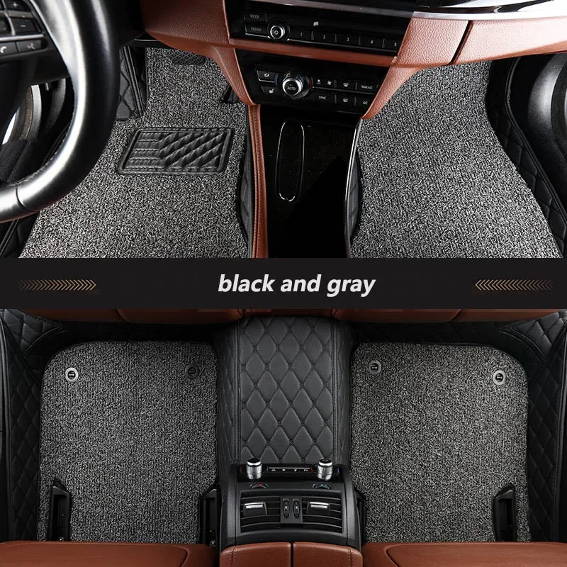 럭셔리 더블 레이어 스타일 맞춤형 3D 자동차 바닥 매트, BMW 8 시리즈 G14 G15 G16 Z4 E85 E86 G29 2018-2023 자동차 액세서리