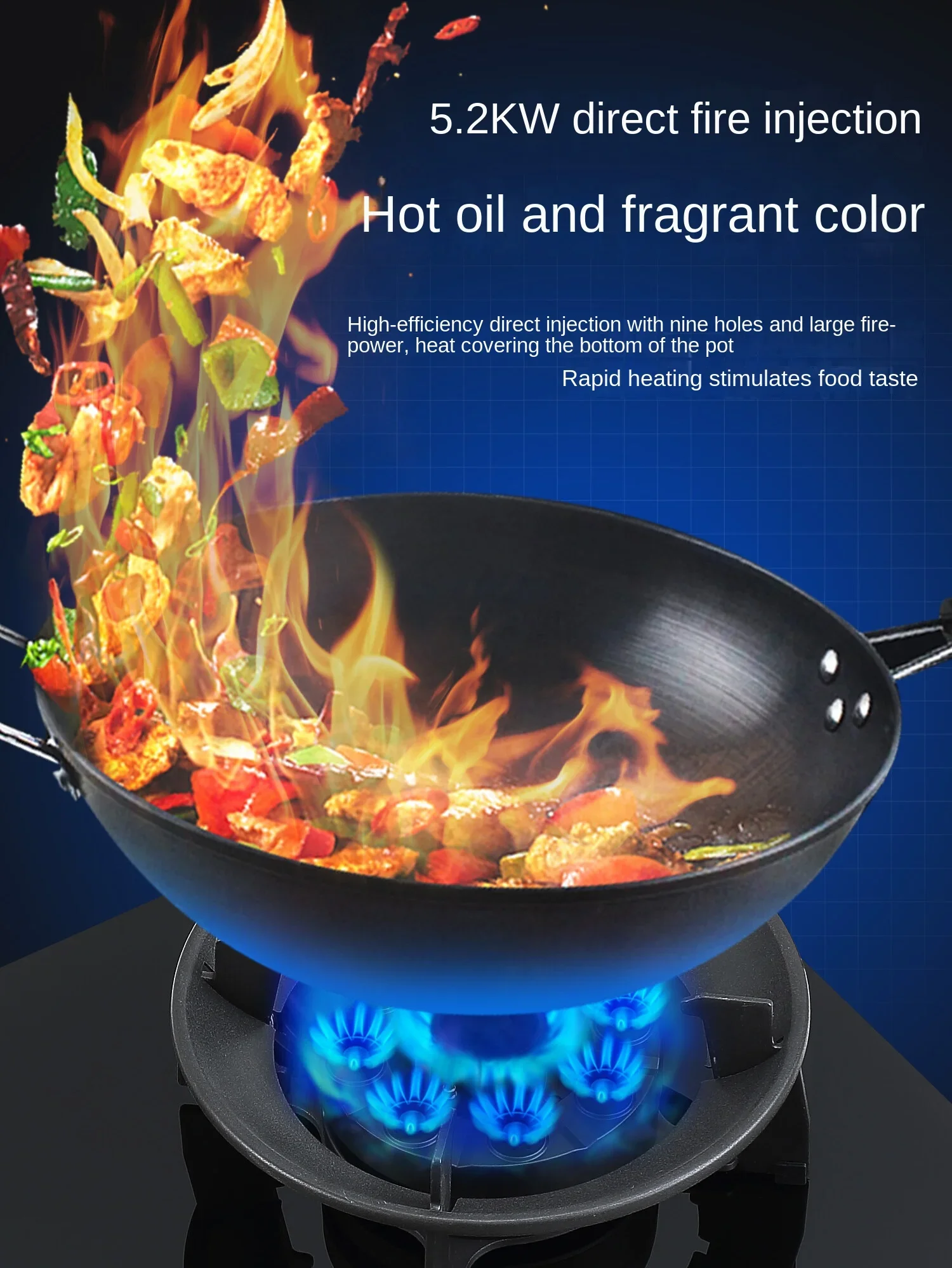 One gas and one electric dual-purpose natural gas liquefied stove concave induction cooktop embedded household double stove