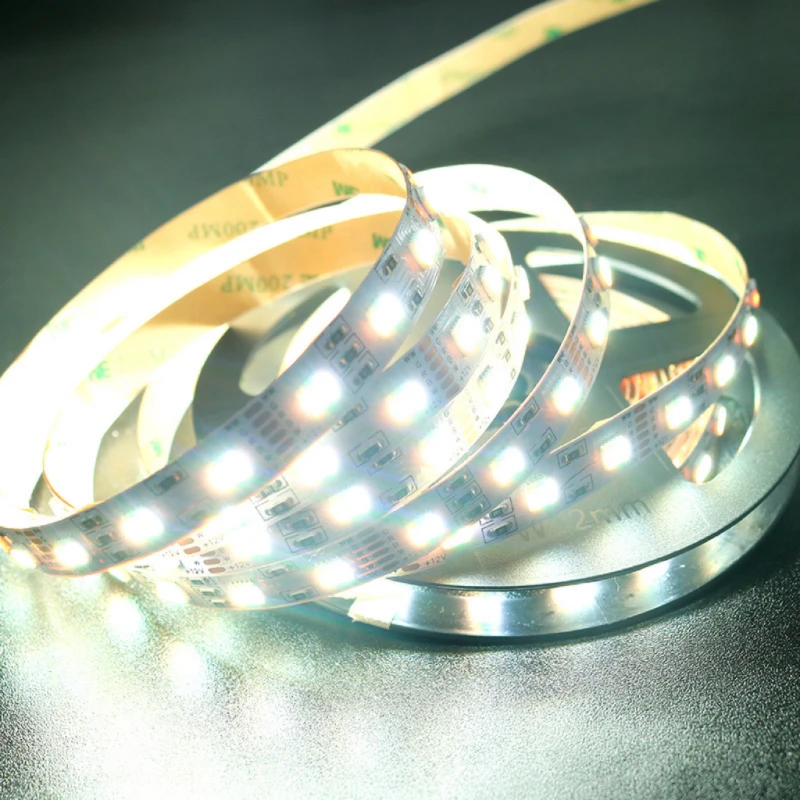 12V RGBWWW 5-IN-1 SMD5050 LED Strip 60 leds/m