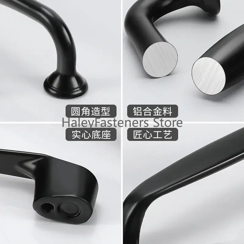Furniture Handles Aluminum Flower Knobs Handles for Drawers American Style 2