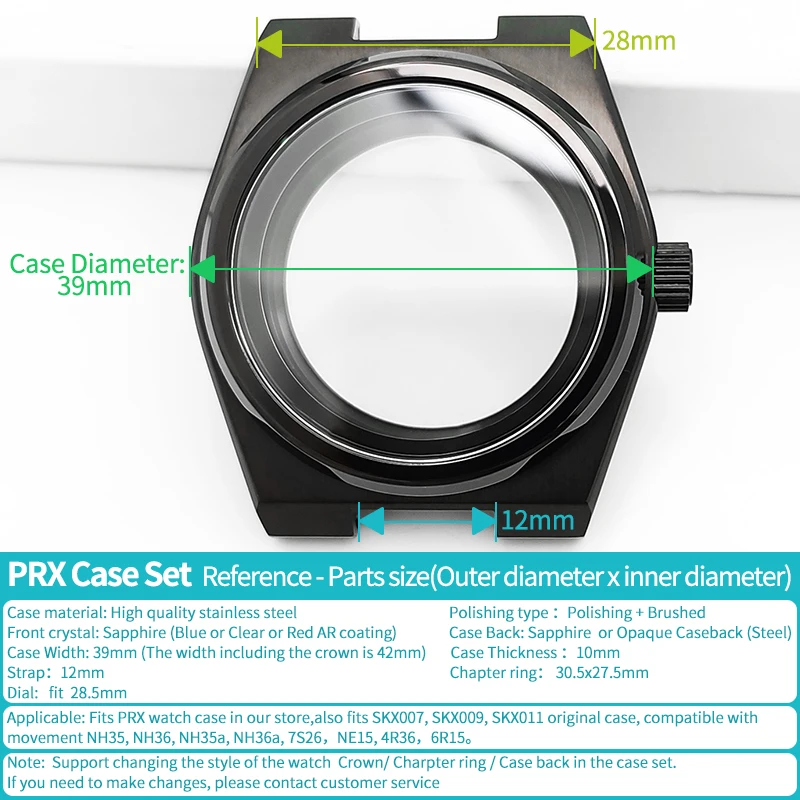 Seiko Watch Case Seiko Skx007 Diameter Display Case Types Of