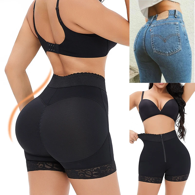 Peach Ass Shaping Shorts Women Mid Waist Panty Tummy Control Butt Lifter  Underwear Hip Enhancer Shaperwear Waist Trainer Corset - Shapers -  AliExpress