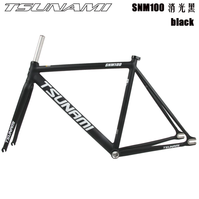TSUNAMI SNM100 フレームセット TSUNAMI SNM100 高品質シングルスピード自転車フレームセット固定ギア