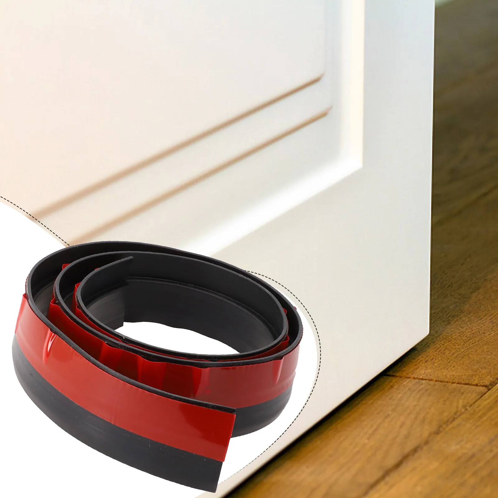 100cm Rubber Door Bottom Seal Strip Flexible Wind Noise Reduction Stopper Door Blocker Anti Collision Dustproof Soundproof Strip door seal strip