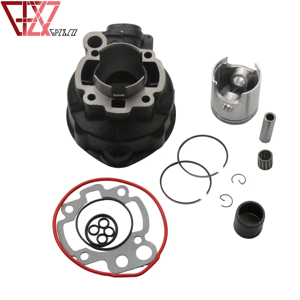 Kit Cilindro Moto 90Cc 49Mm Grande Foro Per Motore Peugeot Nk7 Xp6 Enduro Xp7 Xr6 Xr7 Xps Sm 50Cc Lc Minarelli Am6 2T 1E40Mb