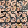 1/3 Mini Pistol Shape Keychain Alloy Gun Model Key Chain Bag Fidget Gadgets Pendant Ornament for Gift for Men Boys 1