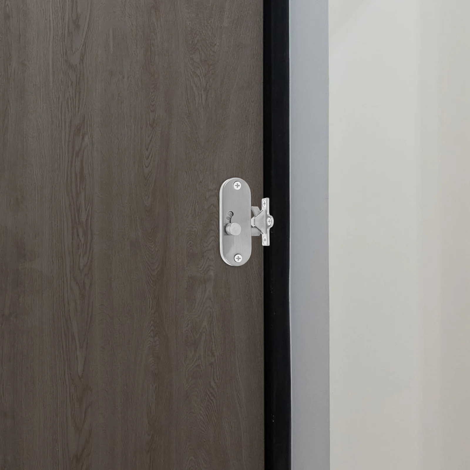 Aluminum Alloy Sliding Door Lock Privacy Barn Door Locks Easy Install Stainless Steel Gate Latch Wooden Fence Doors Gates