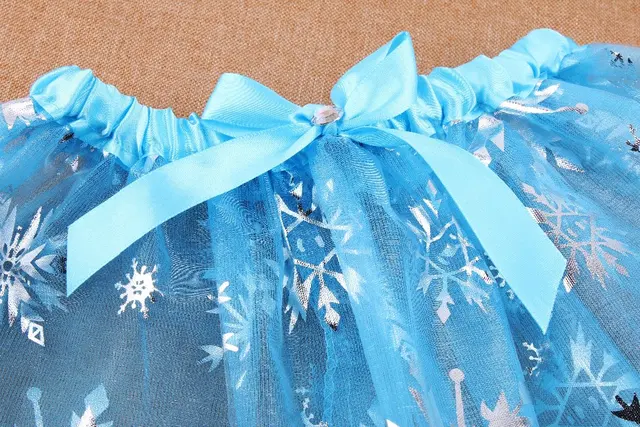 Vestito Principessa Elsa Bambina | Costume Completo Con Corona E Bacchetta | Per Feste E Carnevale - Foto 5